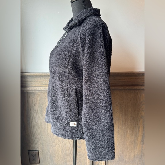 The North Face Ridge Fleece Teddy Full Zip Women's size XSmall Black - Picture 2 of 8